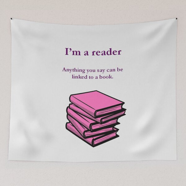 Item preview, I'm a reader (purple and pink) designed and sold by carmencuarzo.