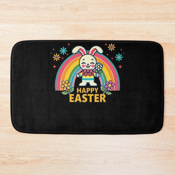 Item preview, Retro Easter Bunny Rainbow Aesthetics Easter designed and sold by LuminOrb.