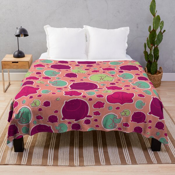 Item preview, Trippy Patchwork with Green and Red Cats by The Witch designed and sold by JoseYeste.