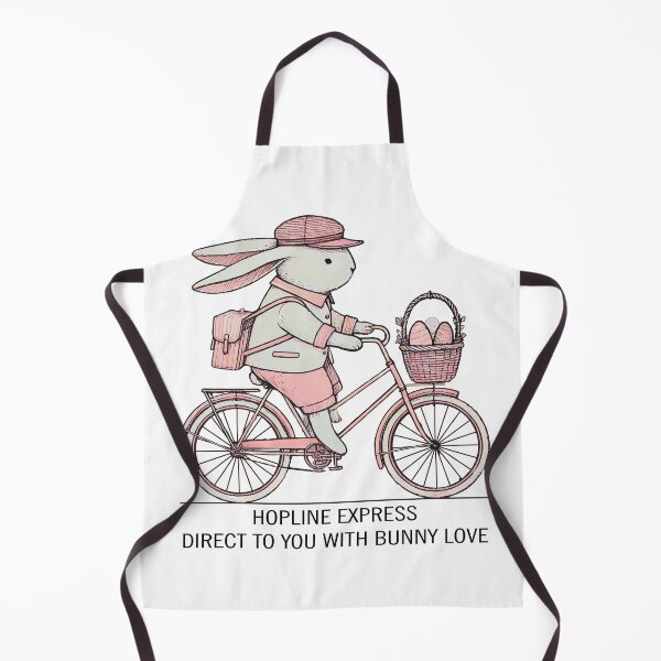 Item preview, Easter Bunny Love Retro Aesthetics Hopline Express designed and sold by LuminOrb.