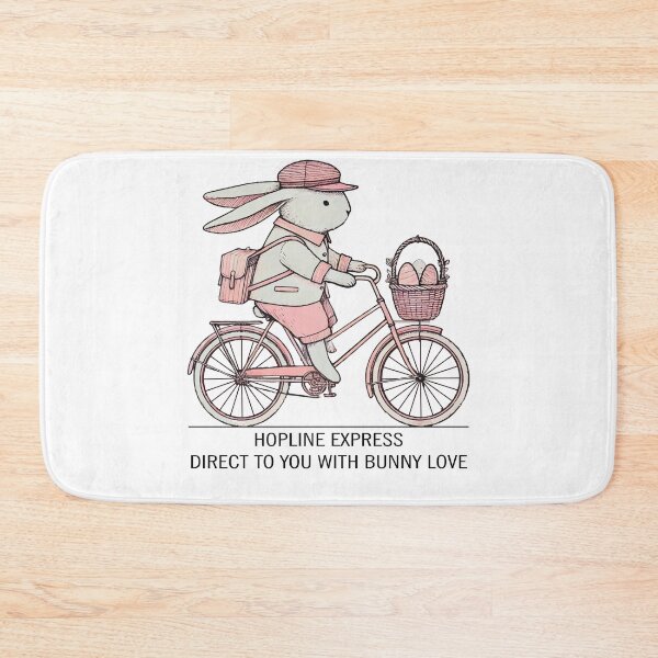 Item preview, Easter Bunny Love Retro Aesthetics Hopline Express designed and sold by LuminOrb.