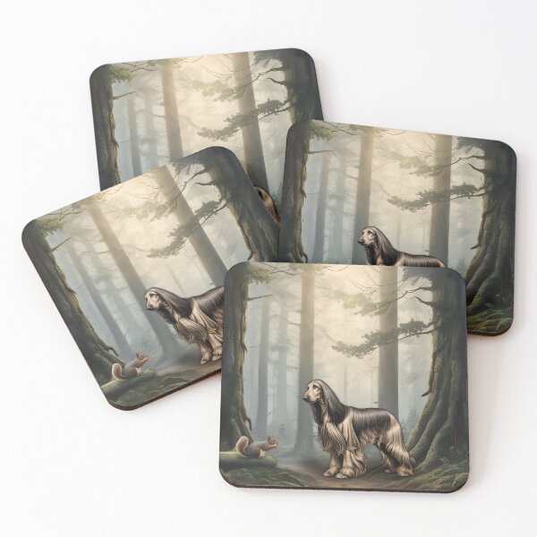 Item preview, Afghan Hound Forest Friend designed and sold by NikkiBear67.