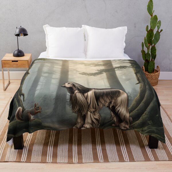 Item preview, Afghan Hound Forest Friend designed and sold by NikkiBear67.