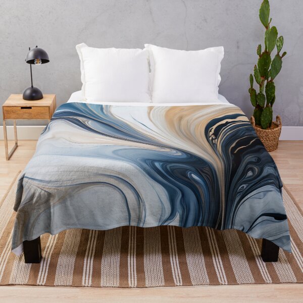 Item preview, Ethereal Fusion - negro, azul, blanco, beige - flujo de color designed and sold by SolaoLab.