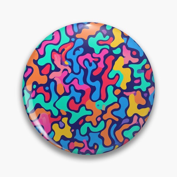 Item preview, Playful Shapes Pattern designed and sold by NicolasGlowArt.