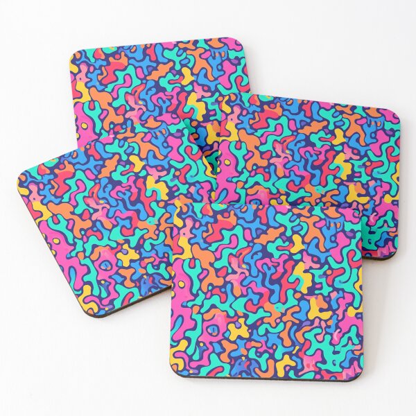 Item preview, Playful Shapes Pattern designed and sold by NicolasGlowArt.