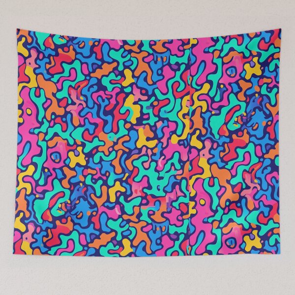 Item preview, Playful Shapes Pattern designed and sold by NicolasGlowArt.