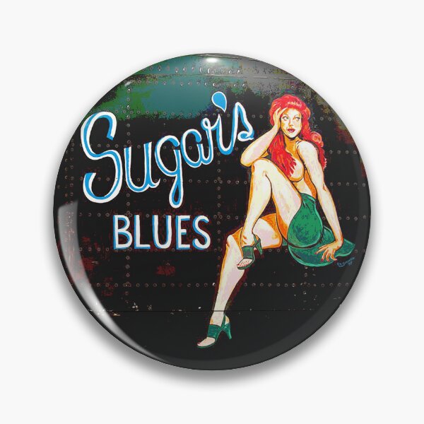 Item preview, WW2 Sugars Blues Noseart Bomber Girl designed and sold by QuirkyDesign101.
