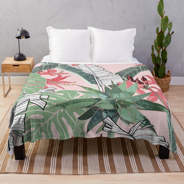 Item preview, Fashionable seamless tropical pattern with tropical leaves and flowers. designed and sold by MatyKotiv.