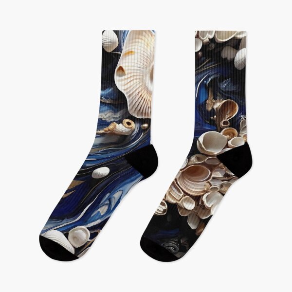 Item preview, Ethereal Shores: Abstract Seashells - 2 designed and sold by SolaoLab.