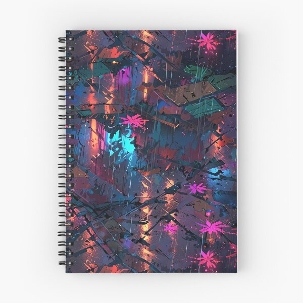 Item preview, A rain-soaked street glowing with neon reflections designed and sold by CoolPixels.