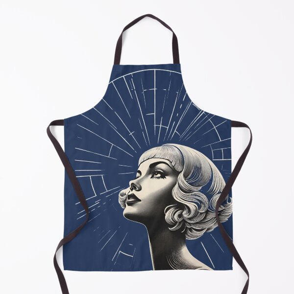 Item preview, Romantic portrait of a woman in a modern, reduced style of the 1920s designed and sold by IHImage.