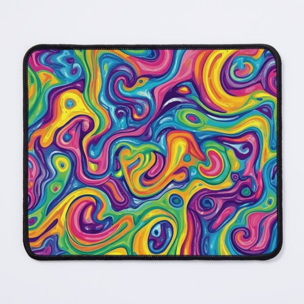 Item preview, Psychedelic Colorful Pattern designed and sold by NicolasGlowArt.