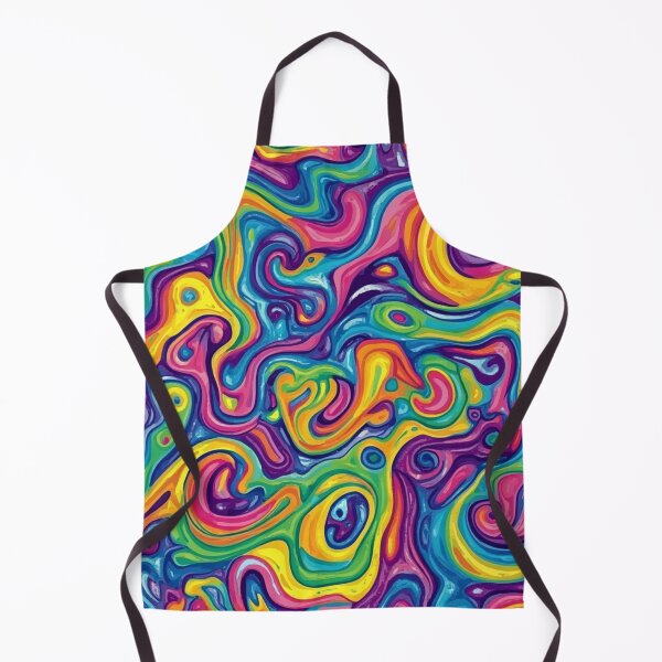 Item preview, Psychedelic Colorful Pattern designed and sold by NicolasGlowArt.