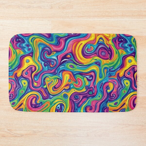 Item preview, Psychedelic Colorful Pattern designed and sold by NicolasGlowArt.