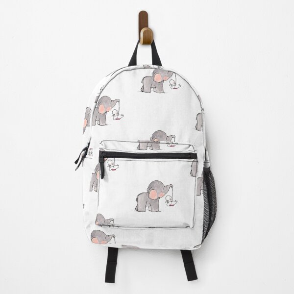 Item preview, Cute Rabbit and Elephant Friendship Illustration designed and sold by Colorful-Garden.