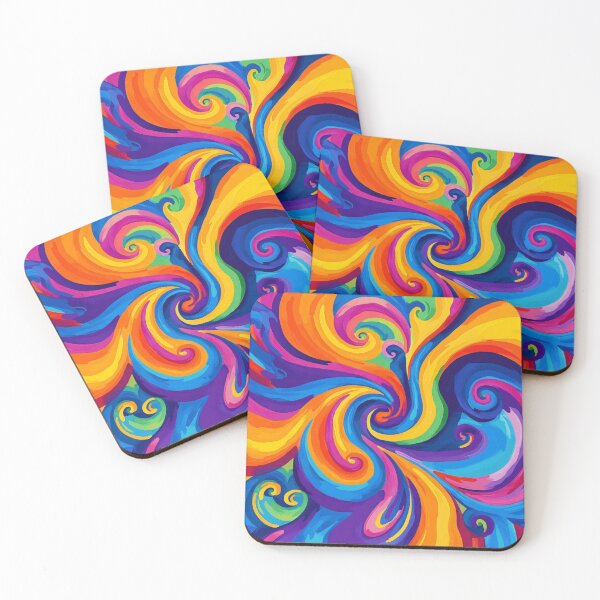 Item preview, Psychedelic Retro Design designed and sold by NicolasGlowArt.