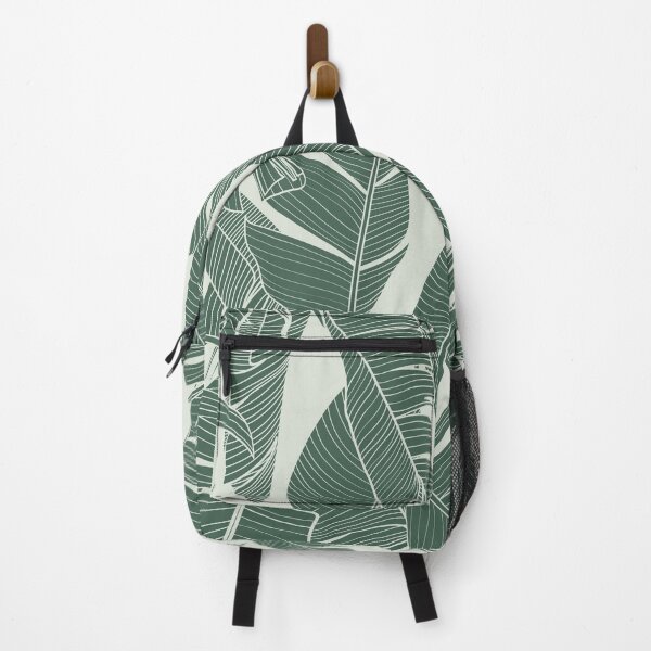 Item preview, Botanical seamless pattern, hand drawn line art banana leaves. designed and sold by MatyKotiv.