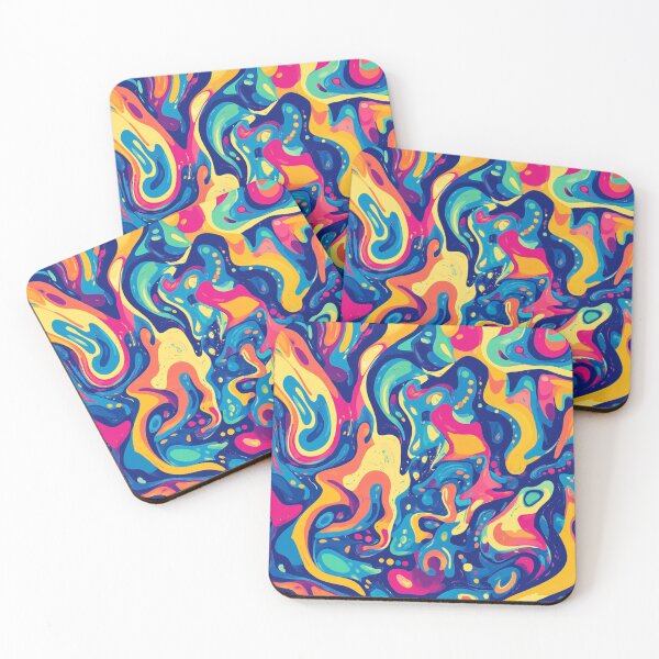Item preview, Swirling Shapes Pattern designed and sold by NicolasGlowArt.