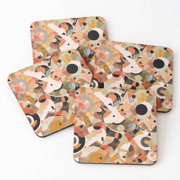 Item preview, Abstract Geometric Collage With Vibrant Shapes and Patterns designed and sold by CoolPixels.