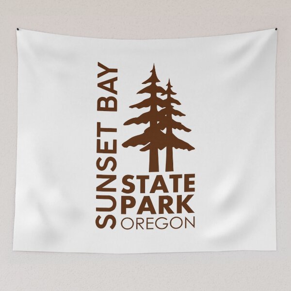 Item preview, Sunset Bay State Park Oregon designed and sold by bivenart.
