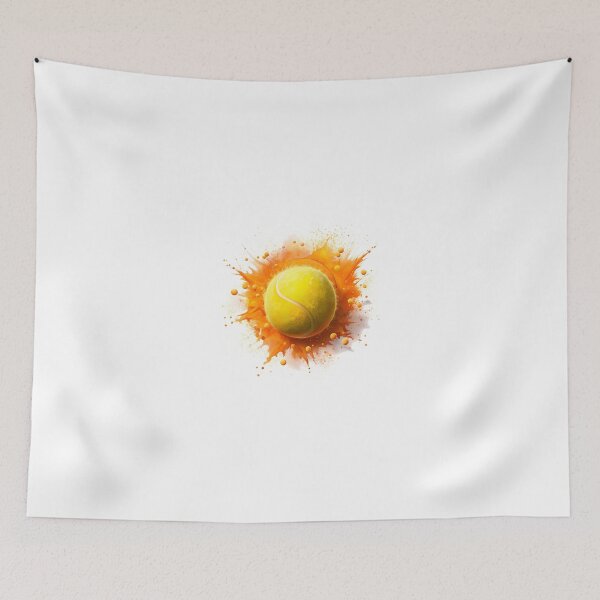 Item preview, Tennis Ball with Orange Paint Splash designed and sold by Kids Art 4U.