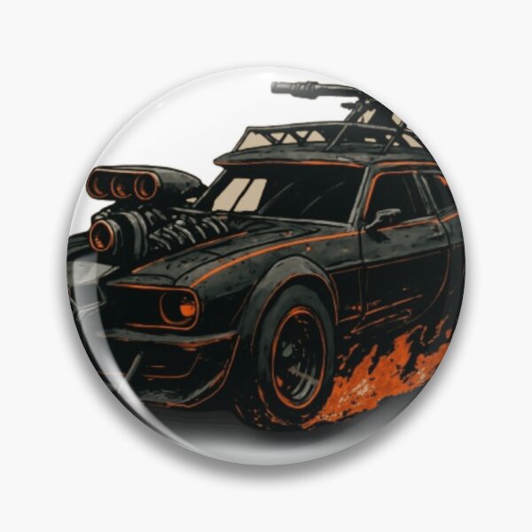 Item preview, "Apocalypse Charger: Weaponized Rat Rod on Fire" designed and sold by Every Knee.