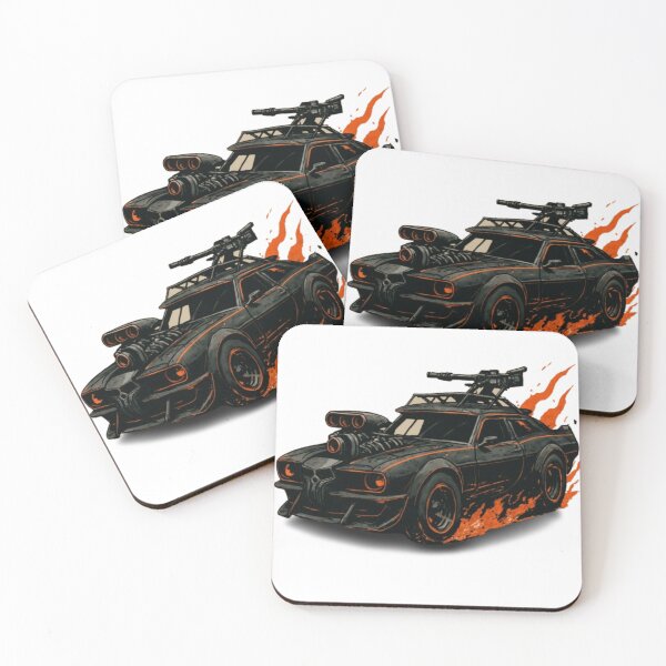Item preview, "Apocalypse Charger: Weaponized Rat Rod on Fire" designed and sold by Every Knee.
