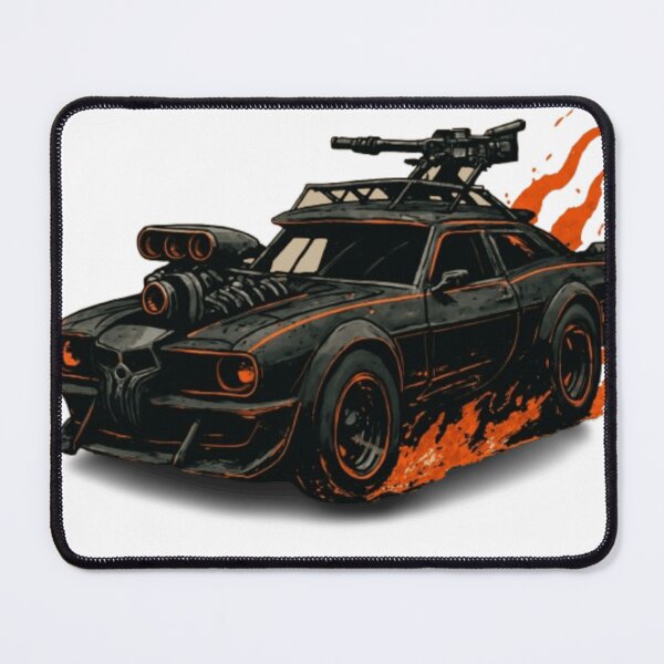 Item preview, "Apocalypse Charger: Weaponized Rat Rod on Fire" designed and sold by Every Knee.