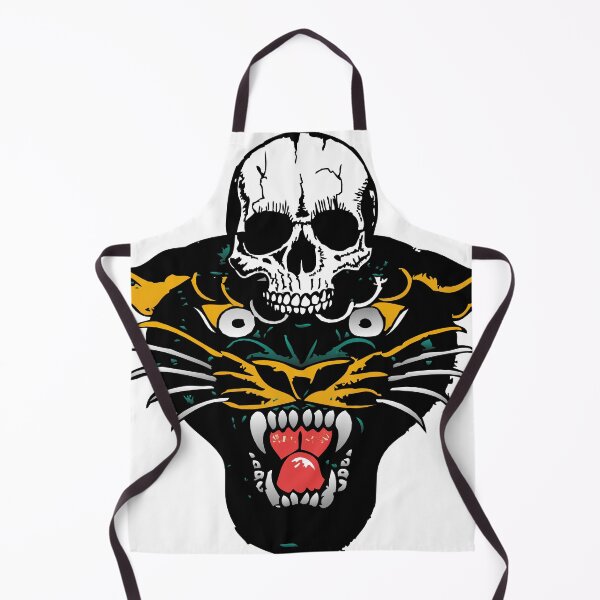 Item preview, panther skull black old school designed and sold by Achille3777.