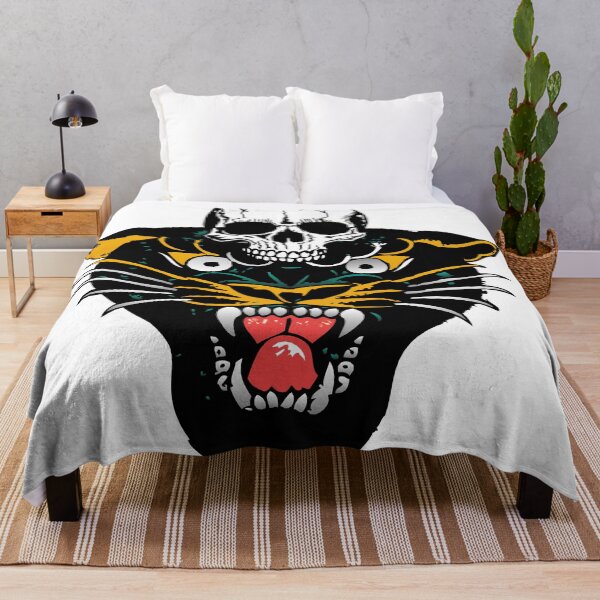 Item preview, panther skull black old school designed and sold by Achille3777.