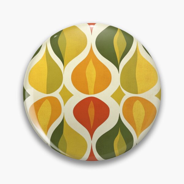 Item preview, Avocado Green Retro Pattern designed and sold by NicolasGlowArt.