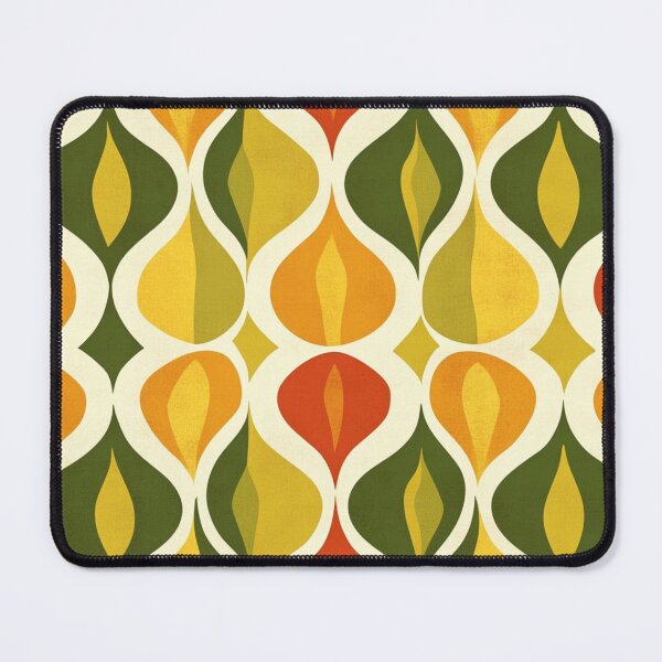 Item preview, Avocado Green Retro Pattern designed and sold by NicolasGlowArt.