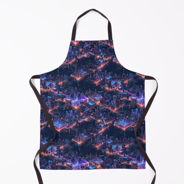 Item preview, Futuristic Cyber Cityscape With Neon Lighting designed and sold by CoolPixels.