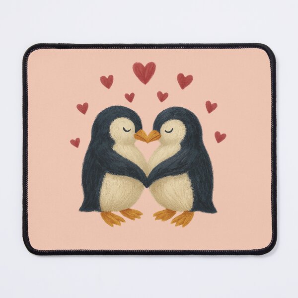 Item preview, Penguin Pair in Love designed and sold by mia-miranda.