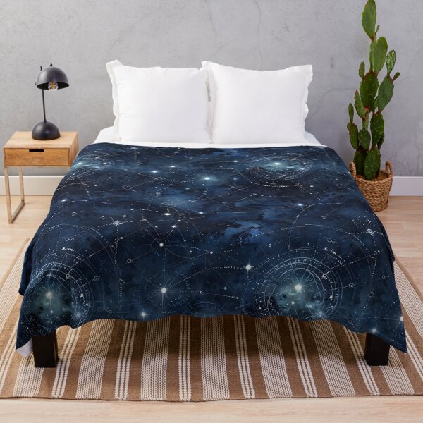Item preview, Abstract Celestial Mapping with Stars and Constellations designed and sold by CoolPixels.