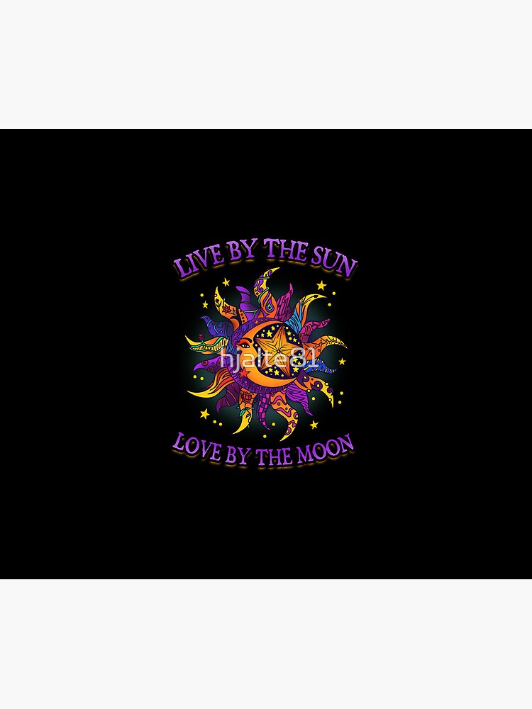 Thumbnail 5 of 5, Mouse Pad, Live By The Sun, Love By The Moon designed and sold by hjalte81.