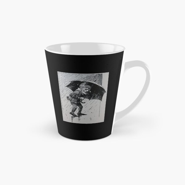 Item preview, Art by Mike Linocut dwarf, bad weather and rain, weather dwarf designed and sold by allartbymike.