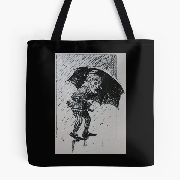 Item preview, Art by Mike Linocut dwarf, bad weather and rain, weather dwarf designed and sold by allartbymike.