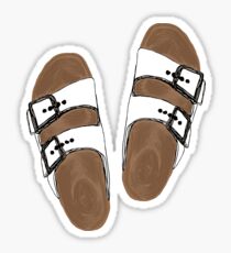 Pegatina Birkenstocks de Birkenstocks blancos