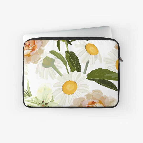 Item preview, Elegant floral pattern with hand draw daisy camomile, roses, lily flowers and leaves. designed and sold by MatyKotiv.