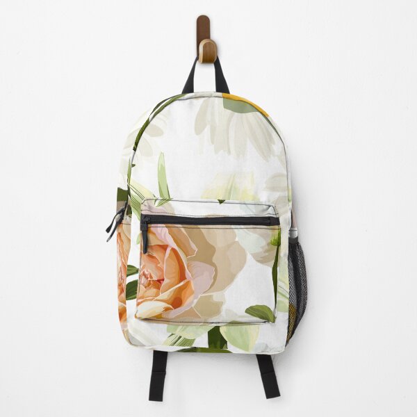 Item preview, Elegant floral pattern with hand draw daisy camomile, roses, lily flowers and leaves. designed and sold by MatyKotiv.