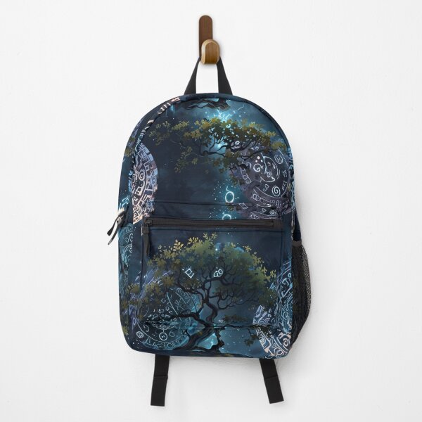 Item preview, Mystical Symbols Over a Night Forest With Enchanting Glow designed and sold by CoolPixels.
