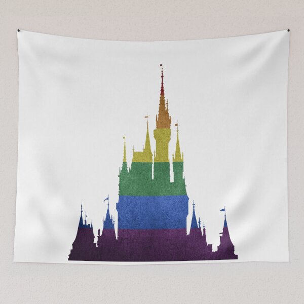 Item preview, Rainbow Castle Silhouette designed and sold by FandomTrading.