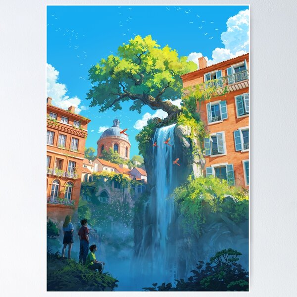 Blooming Toulouse Poster