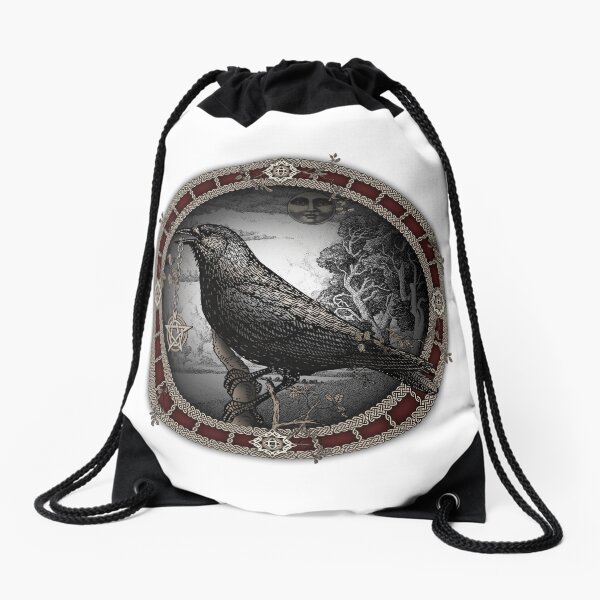 Item preview, Crow Pentacle designed and sold by TheMoonlightShop.