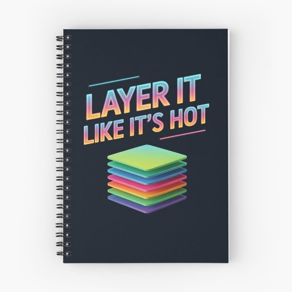 Item preview, Layer It Like It’s Hot – 3D Printing Vibes designed and sold by Jollys-ArtShop.
