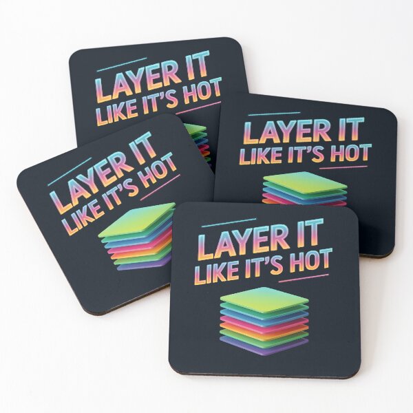 Item preview, Layer It Like It’s Hot – 3D Printing Vibes designed and sold by Jollys-ArtShop.