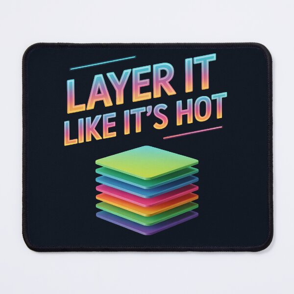 Item preview, Layer It Like It’s Hot – 3D Printing Vibes designed and sold by Jollys-ArtShop.