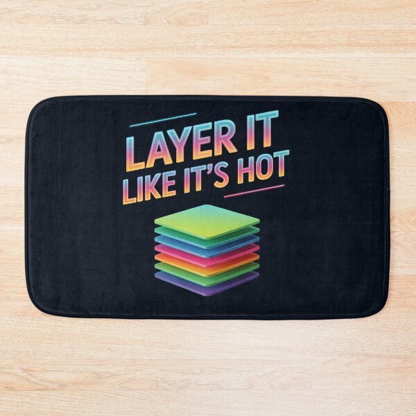 Item preview, Layer It Like It’s Hot – 3D Printing Vibes designed and sold by Jollys-ArtShop.
